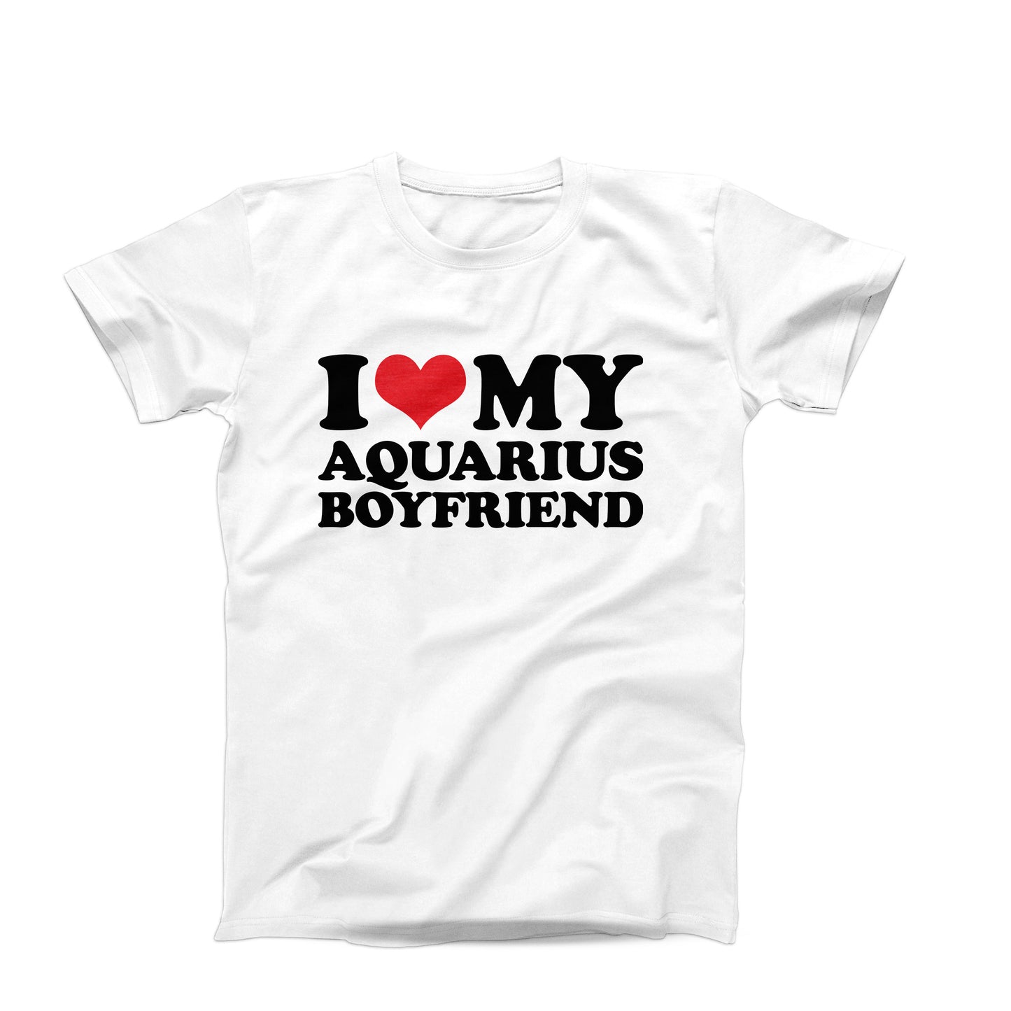 I Love My Aquarius Boyfriend T-shirt