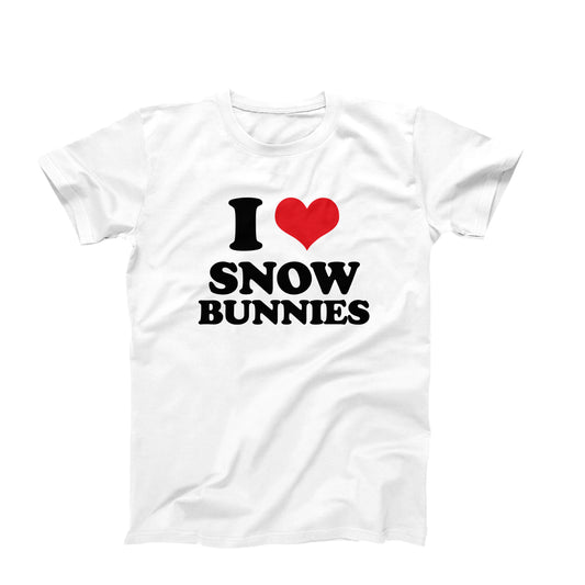 I Love Snow Bunnies T-Shirt